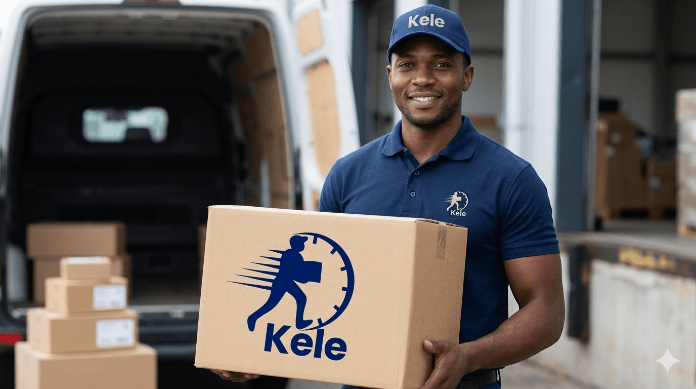 Équipe Kele Delivery Service à Dakar — conciergerie commerciale Sénégal–Guinée